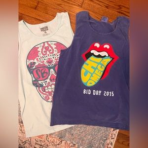 Chi Omega tank tops